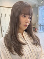 コード 四条河原町駅店(CHORD) シアーベージュ 透明感カラー レイヤーカット ロング 艶髪