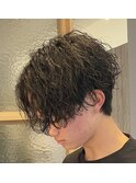 センターパートツイストスパイラル ツイストスパイラル 