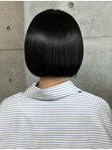 ぱっつんボブ髪質改善ストレート縮毛矯正小顔顔周り西葛西
