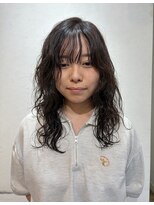 ル ジャルダン 戸塚店(le jardin) 今っぽい柔らかウェーブと顔まわりレイヤーロングスタイル