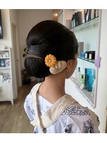 ムースユイット(mousse8)&nbsp;お祭りヘアネープシニヨン