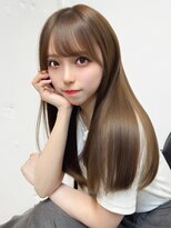 ロア 中目黒(loa)&nbsp;レイヤーカット/顔周りカット/流し前髪/小顔前髪カット/縮毛矯正