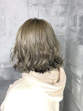 ヘアサロンエムフィス 池袋東口(HAIR SALON M Fe's) デザインカラー/厚めバング/ローライト/スリークボブ