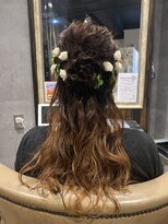 ヘアリゾート エーアイ 亀戸店(hair resort Ai)&nbsp;ハーフアップ