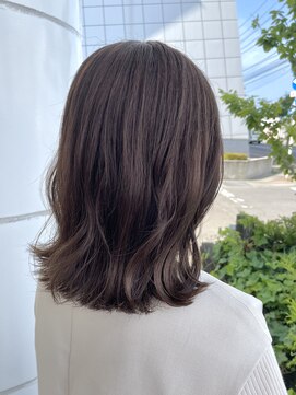 ジップ 緑店(zip) 外ハネミディアム×30代オシャレセミディ