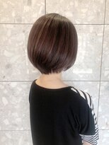 ヴィラ 川西店(Villa)&nbsp;20代30代40代抜け感ナチュラルブラウン大人丸みショートボブ艶感