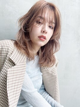 アイティーバイアルバム 松戸店(IT by ALBUM) ミディアムレイヤー_外ハネボブセクションカラー_38820