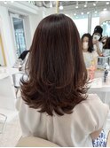 代官山 lemiie☆くびれヘア☆レイヤーカット☆ピンクベージュ