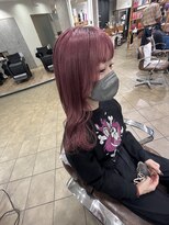 ソワンドゥブレス 瓜破店(soin de brace)&nbsp;ピンク×ピンク