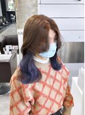 インナーカラーパープルアッシュ☆☆☆
