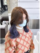 ブレス 小阪店(brace) インナーカラーパープルアッシュ☆☆☆