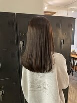 ヘアーアイストゥーレ(HAIR ICI TRE)&nbsp;ショコラカラー チョコレートブラウン 透明感カラー 担当渡辺聖