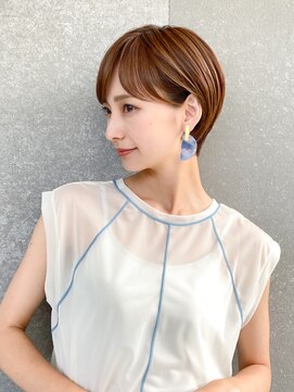 ロンド レグリーズ 立川(Lond leglise) ショート×顔周り×前髪×シルキーベージュ×グレージュカラー