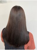 20代30代40代髪質改善カラーアッシュベージュ艶感ストレート