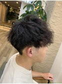 メンズツイストスパイラルパーマ