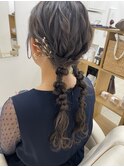 個性派◎ツイン編みおろし