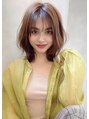 アグ ヘアー ロナック 宇都宮西川田店(Agu hair ronach) 鎖骨ショート、イエベ#カラー#ベージュ