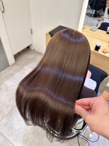 ジーナ 本八幡(Zina)&nbsp;大人かわいい20代30代40代小顔ショコラベージュ　Zina本八幡