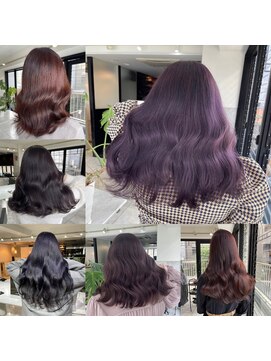 ブレンド 渋谷(BLend) ハイライトカラーマチルダボブインナーグレージュ前髪