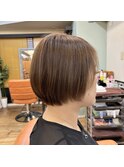 小顔ショートボブスタイル