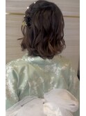 《Hina》浴衣ヘアアレンジ/ハーフアップ/浴衣着付け