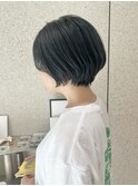 【SATSUKI】大人ショート × ネイビーグレー