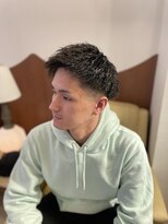 フォーコーナーズカットショップフェイビーズ 名古屋西(FourCornersCutShop favey's)&nbsp;ツイストパーマ【刈り上げ】【フェード】