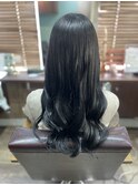ロング×マットアッシュ