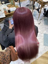 ロンドロゼ 池袋(Lond rose)&nbsp;メルティカラー似合わせカットウェーブミディアム縮毛矯正韓国