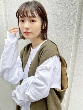 ソト 銀座(soto.) ハイライトカラー/くびれヘア/レイヤーパーマ/ミニボブ[銀座]