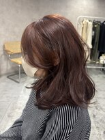 ネアー 新潟(NEER)&nbsp;アプリコットオレンジ/くびれヘア/ウェーブショート［新潟］