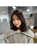 韓国風レイヤーカット【渋谷/表参道/Merak/髪質改善/縮毛矯正】