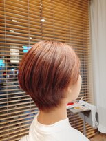 ロッソ 川口店(ROSSO)&nbsp;女子高生ピンクカラーショートボブ