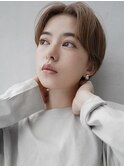 【GEEKS渋谷】マッシュショート/マロンベージュ/冬ヘア/20代30代