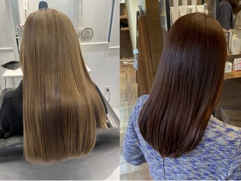 ダリア(Dahlia)の写真/真っ直ぐすぎる縮毛矯正は卒業！あなたの髪質に合わせて、自然で柔らかなストレートヘアをご提案します。
