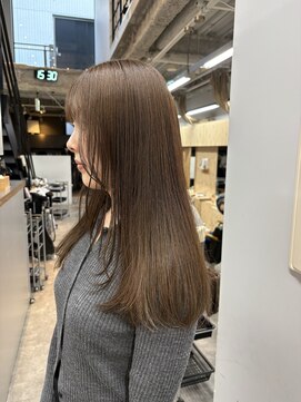 ヌープヘアーアイス(NUUP.hair ici) ★ブリーチなしオリーブアッシュブラウンチョコレートカラー冬