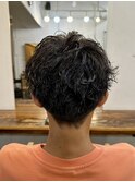 フェザー/サーフカール/センターパート/波巻きツイスパ