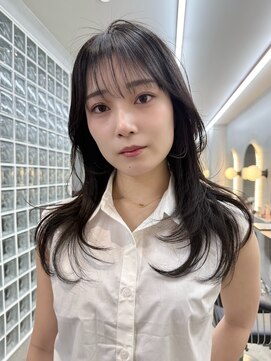 大人ガーリー/ミニボブレイヤー/ミディアムレイヤーカット/