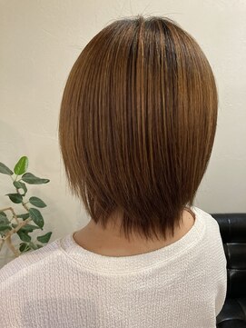 ヘアーフリーティー Hair freety 自然なツヤ感の大人ストレートボブ　＃袋井駅＃愛野駅＃縮毛矯正