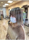 【長尾】チョコブラウン×ハイライト