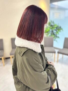 ブリッツ レボ(BLITZ-REVO) 着物ヘア/大人ガーリー/ダークアッシュ/似合わせカット/柏駅