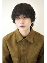 ココ 原宿(KOKO) ニュアンスパーマ波巻きツイストスパイラルマッシュウルフパーマ