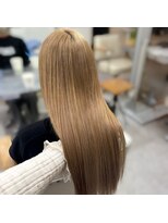 ヘアー アレス(hair ales) ミルクティーカラー