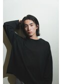 抜け感メンズボブ