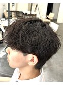 シャドウパーマ/波巻きパーマ/マッシュ