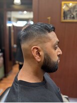 ブロートーキョー 有楽町店(Bro Tokyo) ミドルスキンフェードフェザーアップスタイル