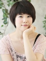 美容室クローバー 新小岩店(clover)&nbsp;★シンプルショートマッシュ！！アシメバング★【新小岩】