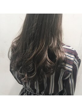 アンド バイ ヘアサロン(AND by hair salon) 暗髪☆ブルージュカラー