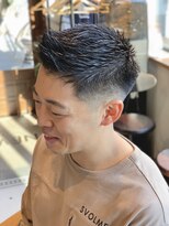 リバレッジ 広尾(Leverage)&nbsp;メンズバーバーツーブロック刈り上げ