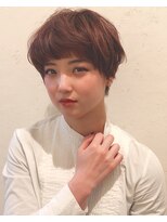 ザブックハンドサロン(The book hand salon)&nbsp;ピンク×ショートマッシュ